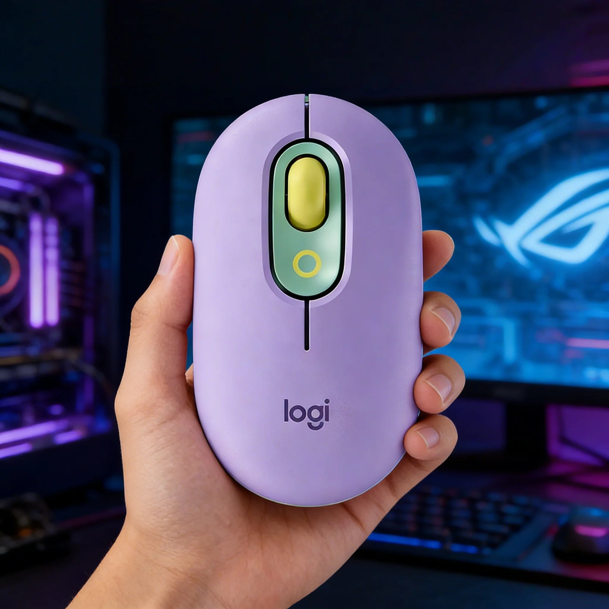 Logitech M350 POP SilentTouch Wireless Mouse 90% Noise Reduction Quiet Click For Office Library Home Laptop Desktop PC