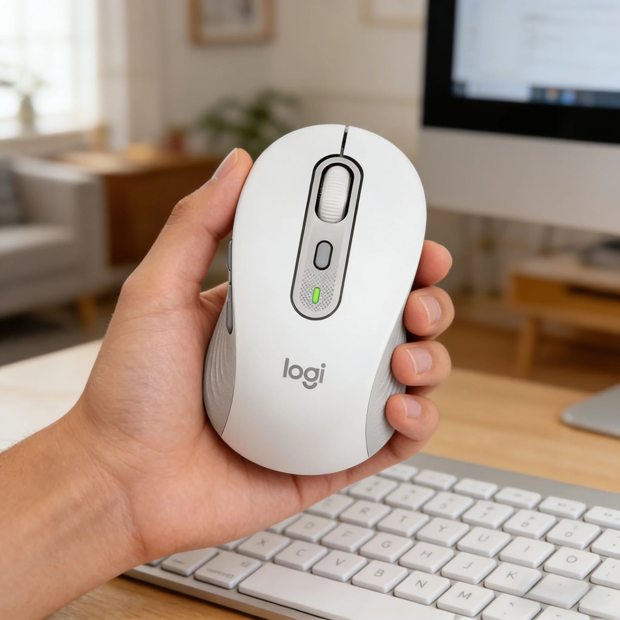 Logitech M750 Wireless Mouse Silent Touch SmartWheel Logi Bolt Bluetooth 24-Month Battery Multi-Device For PC Laptop Office