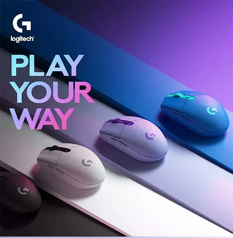 Logitech G304 Ligthspeed Wireless Gaming Mouse, Hero 12K Sensor, 12000DPI, 6 Programmable Buttons, Compatible No Driver Version