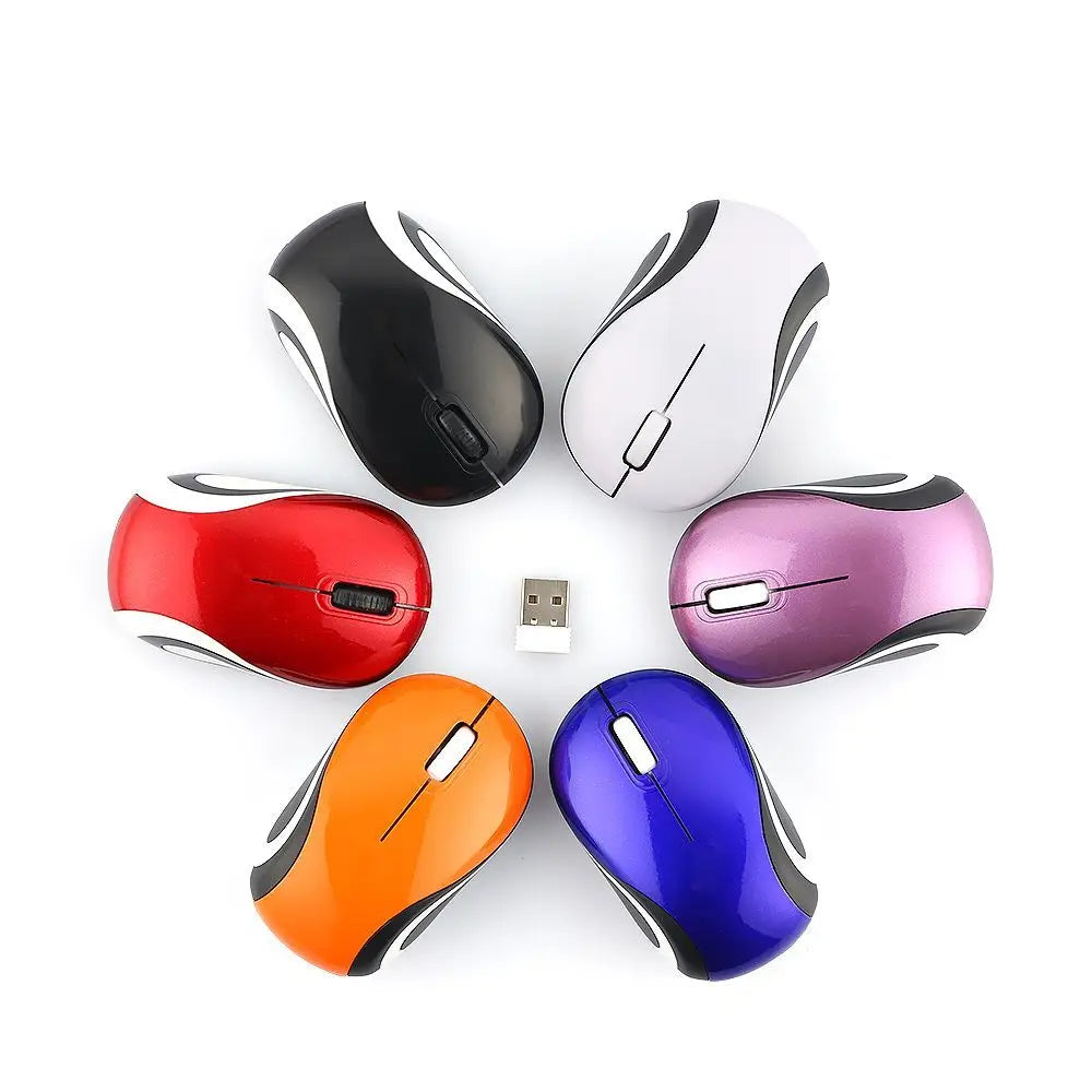 Mini Cordless Optical Adjustable DPI 2.4GHz Gaming Mice Wireless Mouse For PC Laptop